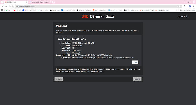 ORE Binary Quiz - Google Chrome 20_05_2026 16_46_07