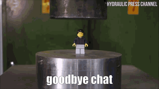 goodbye-chat-lego-hydraulic-press.gif